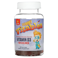 Vitables, Жевательный витамин D3 для детей, вкус клубники, 60 вегетарианских жевательных конфет
