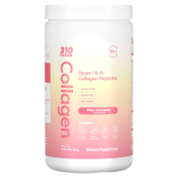 310 Nutrition, Collagen, пептиды коллагена типа I и III, розовый лимонад, 372 г (13,1 унции)