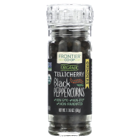 Frontier Natural Products, Органический черный перец Tellicherry горошком, 1,76 унции (50 г)