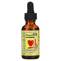 ChildLife, Витамин D3, натуральный аромат ягод, (29,6 мл), 1 жидкая унция
