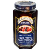 Chantaine, Пресервы люкс, четыре фрукта, 11,5 унции (325 г)