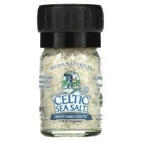 Celtic Sea Salt, Мини-мельничка с солью, светло-серая соль Кельтского моря, 1,8 унции (51 г)