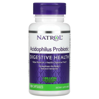 Natrol, Пробиотик ацидофилус, 100 капсул