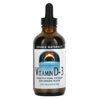Source Naturals, Витамин D3, 2000 МЕ, 4 жидкие унции (118,28 мл)
