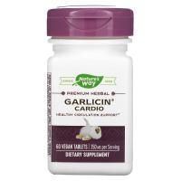 Nature's Way, Garlicin Cardio, 350 мг, 60 растительных таблеток