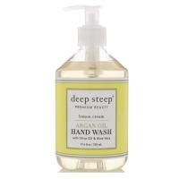 Deep Steep, Жидкое мыло для рук с аргановым маслом, лимонный крем, 17,6 ж. унц. (520 мл)