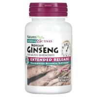 Nature's Plus, Herbal Actives, Korean Ginseng, Extended Release, 1,000 mg, 30 Vegetarian Tablets