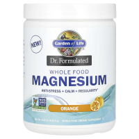 Garden of Life, Dr. Formulated, порошок магния из цельных продуктов, апельсин, 419,5 г