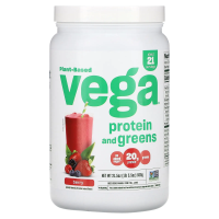 Vega, Protein & Greens Ягоды 21,5 унции