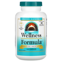 Source Naturals, Wellness Formula, ежедневная иммунная поддержка, 240 капсул
