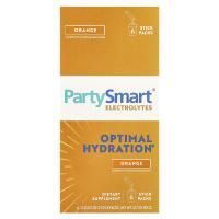 Himalaya, PartySmart®, электролиты, апельсин, 6 упаковок в стиках по 15 г (0,53 унции)