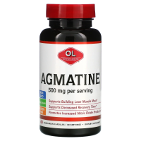 Olympian Labs, Агматин, 500 мг, 60 вегетарианских капсул