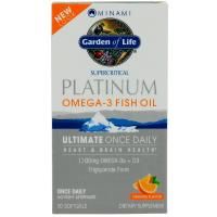 Minami Nutrition, MorEPA Platinum, Формула для ежедневного приема с Омега-3 и витамином D3, со вкусом апельсина, 30 гелевых капсул