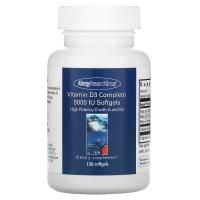 Allergy Research Group, Vitamin D3 Complete Softgels, Daily Balance with A and K2, 120 Softgels