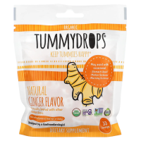 Tummydrops, органический натуральный имбирь, 33 пастилки