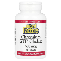 Natural Factors, Chromium GTF Chelate, 500 мкг, 90 таблеток