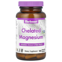 Bluebonnet Nutrition, Хелатный магний, 120 овощных капсул