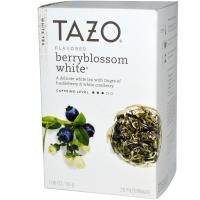 Tazo Teas, Ароматизированный белый чай из ягодного цвета, 20 фильтр-пакетов, 1,06 унции (30 г)