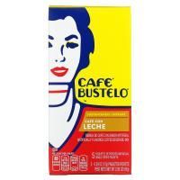 Cafe Bustelo, Растворимый кофе, Cafe Con Leche, 5 пакетиков по 17 г (0,59 унции)