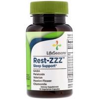 LifeSeasons, Снотворное Rest-ZZZ, 14 вегетарианских капсул