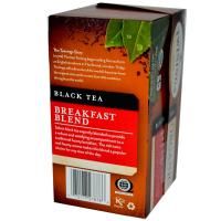 Twinings, 100% Органический Черный Чай, Купаж для Завтрака, 20 пакетиков, 1.41 унций (40 г)