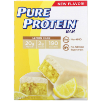 Pure Protein, Батончик с лимонным кексом, 6 шт., 50 г (1,76 унции) каждый