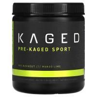 Kaged Muscle, PRE-KAGED Sport, формула для повышения эффективности перед тренировкой, манго и лайм, 266 г (9,38 унции)