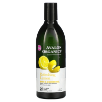 Avalon Organics, Гель для ванны и душа Освежающий Лимон 12 жидких унций