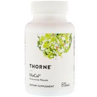 Thorne Research, Niacel, никотинамид рибозид, 60 капсул