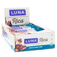Clif Bar, Luna Rica, Almond Butter Filled Fruit & Nut Bar, Chocolate Coconut Almond, 12 Bars, 1.41 oz (40 g) Each