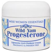 Wise Essentials, Прогестерон с диким ямсом, 2 унции (56,7 г)