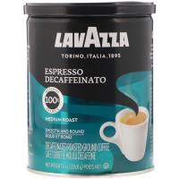 LavAzza Premium Coffees, Молотый кофе без кофеина, эспрессо, 8 унций (226,8 г)