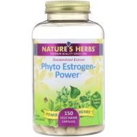 Nature's Herbs, Phyto Estrogen-Power, 150 вегетарианских капсул