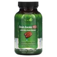 Irwin Naturals, Brain Awake Red, 60 жидких мягких таблеток