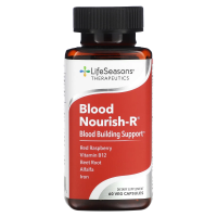 LifeSeasons, Blood Nourish-R, витамины для здорового состава крови, 60 вегетарианских капсул