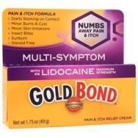 Gold Bond, Крем для снятия боли и зуда с лидокаином 1,75 унции