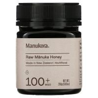 Manukora, Необработанный мед манука, 100+ MGO, 250 г (8,82 унции)
