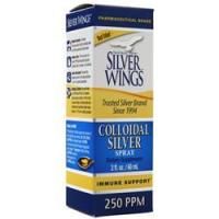 Natural Path Silver Wings, Коллоидное серебро Спрей 250 PPM 2 жидких унции
