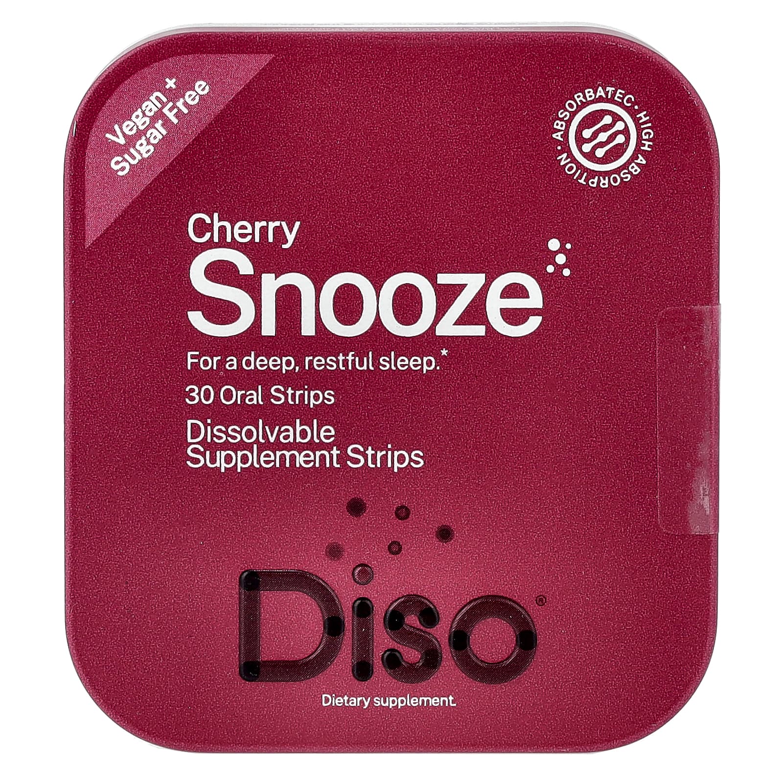 Diso, Snooze, вишня, 30 полосок для полости рта купить по цене от 3 749 ...