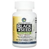 Amazing Herbs, Черный тмин полного спектра Ultimate 100 капсул
