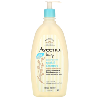 Aveeno, Детский шампунь и средство для мытья тела, с легким запахом, 18 жидких унций  (532 мл)