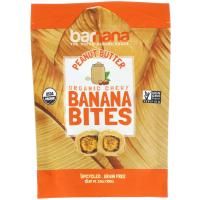 Barnana, Organic Chewy Banana Bites, Peanut Butter, 3.5 oz (100 g)