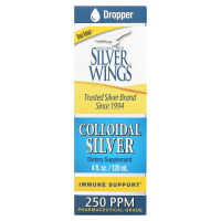 Natural Path Silver Wings, Коллоидное серебро, 250 частей на миллион, 4 жидких унции (120 мл)