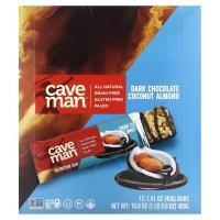 Caveman Foods, Nutrition Bars, темный шоколад, кокос и миндаль, 12 батончиков по 40 г (1,41 унции)