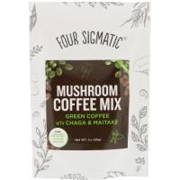 Four Sigmatic, Кофейная смесь из необжаренных зерен с грибами чага и майтаке, 1 унция (30 г)