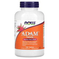 Now Foods, Adam, лучшие мультивитамины для мужчин, 120 таблеток