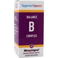 Superior Source, MicroLingual баланс B Complex 60 таблеток