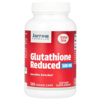 Jarrow Formulas, Глутатион сокращенный, 500 мг, 120 вегетарианских капсул
