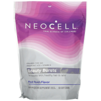 Neocell, Beauty Bursts, изысканный коллаген, мягкие жевательные таблетки, супер фруктовый пунш, 60 мягких жевательных таблеток
