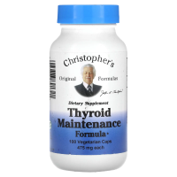 Christopher's Original Formulas, Профилактика для щитовидной железы, 475 мг каждая, 100 капсул в растительной оболочке